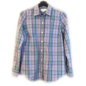 ⬇️💲Vineyard Vine EUC Blue Plaid Button Down Shirt